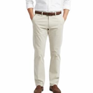 Vineyard Vines Men's Chino Pants Size 38 x 30 Cream Khaki Trousers 100% Cotton